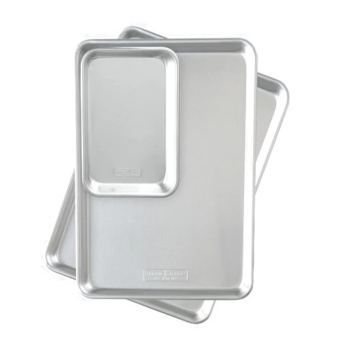 Nordic Ware Naturals Two Half Sheets with 1/8 Sheet Set, 3-Pieces