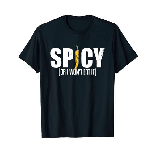 Retro Chili Love Spicy Gifts For Chiliheads Spicy Or I Won't Eat It Capsaicin Scoville Chili Lover T-Shirt