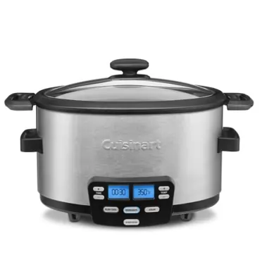 Cuisinart MSC-400 3-In-1 Cook Central 4-Quart Multi-Cooker: Slow Cooker, Brown/Saute, Steamer