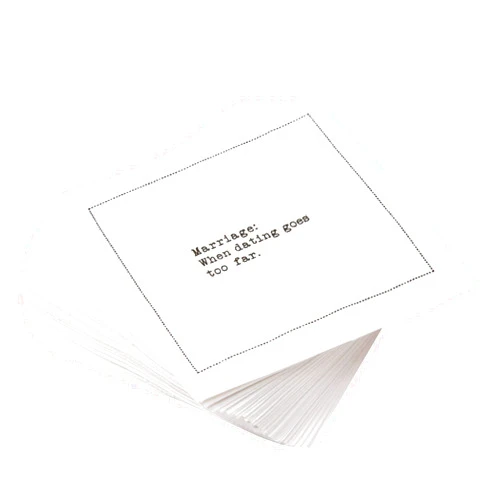 Five Star Napkins Marriage Quotes, White Cotton Cocktail Napkins, Beverage Napkins, Bar Napkins, Cloth Napkins, Party Napkins, Events, Holidays, Weddings, Birthdays, Disposable, 4.5