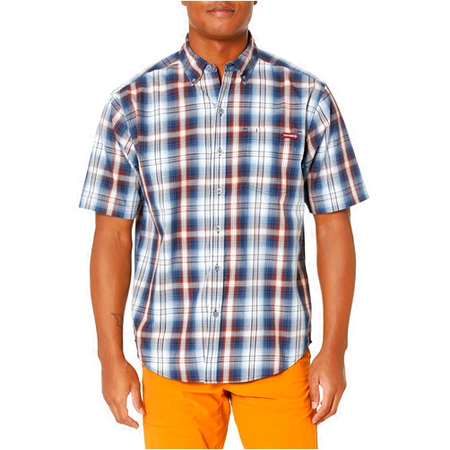 WOLVERINE Men's Mortar Ss Plaid Shirt