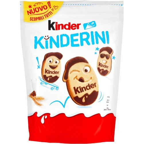 Kinder Kinderini biscuits Frollini milk and cocoa 250g NOVITA'