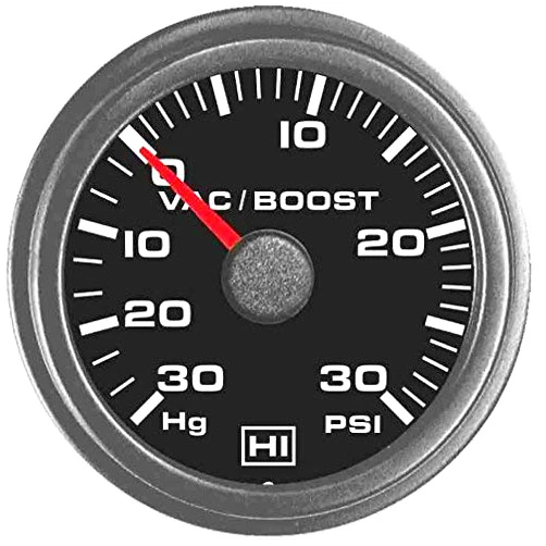 Hewitt Industries Universal Vacuum/Boost Pressure Gauge KIT