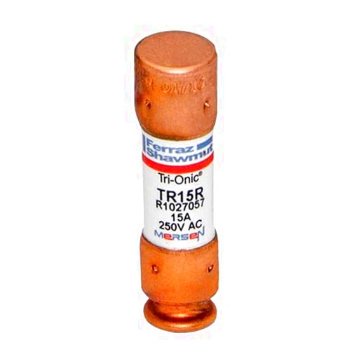 Generic (Box of 10) Compatible Replacement for Edison ECNR15 - Time Delay Fuse - 15 Amp 250V - RK5 Dual Element