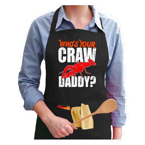 APASIN Funny Cooking Apron for Dad, Grilling apron for men with 2 large pockets, Adjustable neck strap, Gift for Dad, Father