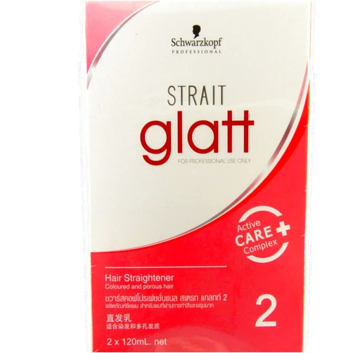Glatt Schwarzkopf Glatt Strait Styling Professional Hair Straightener No. 2 for Colored and Porous Hair