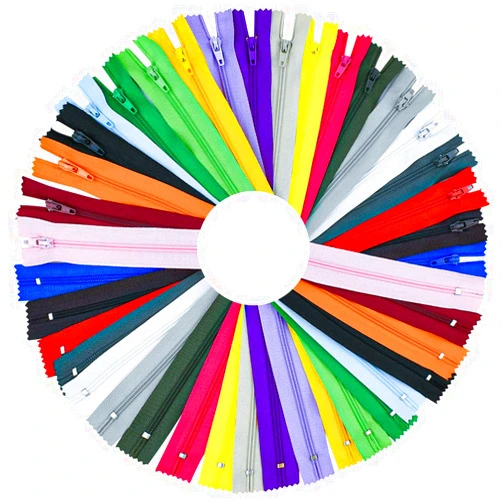 Yuntop 20 Pcs Nylon Coil Zippers Sewing Zippers for Tailor Sewing in 20 Assorted Colors Colorful Crafts Bulk Zipper Supplies Mixed Color Invisible Zippers for Bags Garment Craft DIY Accessories (12 Inches)