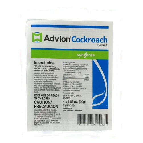 Syngenta Advion Cockroach Gel Bait, (10 Pack) 40 Tubes x 30-Grams, German Roach Insect Pest Control, Indoor and Outdoor Use, Roach Killer Gel for American, German and Other Major Cockroach Species