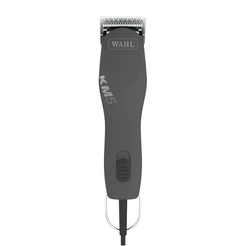 Wahl Pro Animal Curly Coat - KM 2-Speed Pro Clipper - Cat & Dog Grooming Clipper for Pet Care - Includes 2 Stainless Steel Guide Combs - Gunmetal