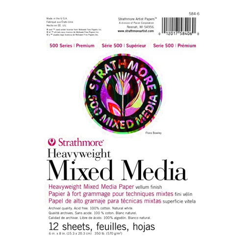 Strathmore 500 Series Heavyweight Mixed Media Pad 6