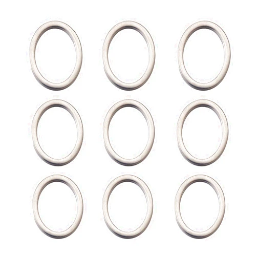 Fashewelry 30Pcs Stainless Steel Linking Rings Hollow Geometry Oval Charm Links Open Bezel Frame Pendant Connectors for Bracelet Necklace Earring Jewelry Making DIY Crafts, 20x16mm