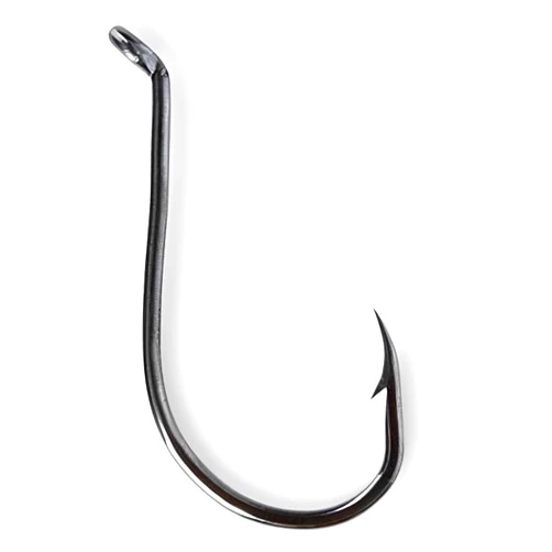 UNCLE MO'S SALTWATER TACKLE UMT - *Launch Price* 100 Pack Octopus Inline Fishing Hooks Sizes 2/0 3/0 4/0 & 5/0 Black Nickel High Carbon Steel - Superior Terminal Tackle for Saltwater and Freshwater