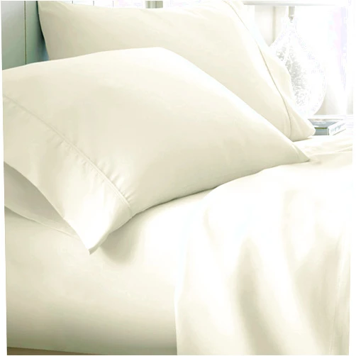DKS BEDDING 100% Supima Cotton Sheets - 800 Thread Count 4 Piece Sheet Set, 100% Pure & Comfortable Long Staple Cotton, Sheet Sets, Easy Fit, Soft & Silk Sateen Weave Cotton Sheets Breathable