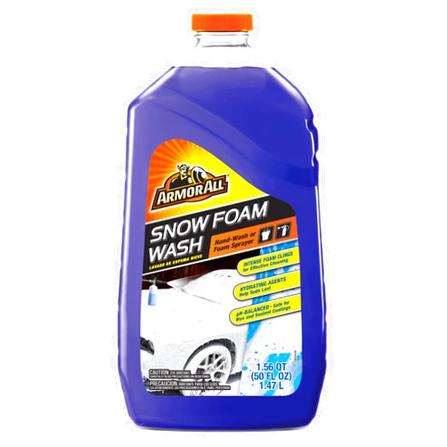 Armor All Snow Foam Wash by Armor All, Foaming Car Wash Soap Concentrate for Cars, Trucks and Motorcycles, 50 Fl Oz