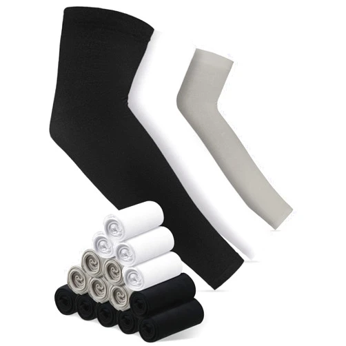 Bememo 16 Pairs Arm Sleeves for Men Women UV Protection Cooling Arm Sleeves Tattoo Sleeve Covers for Arms