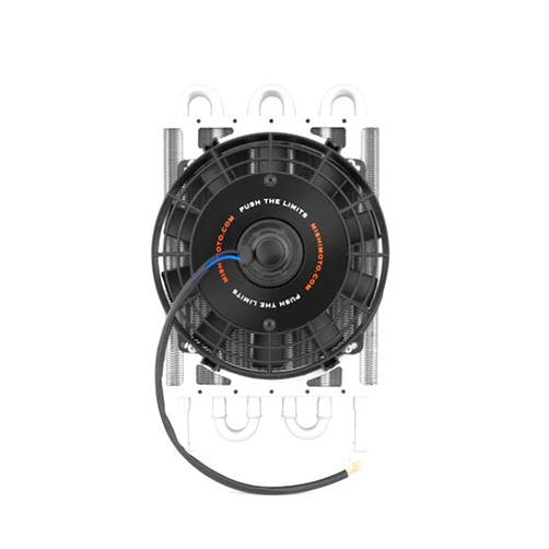 Mishimoto MMOC-F Heavy Duty Racing Transmission Cooler, with Electric Fan for Maximum Cooling, Universal Fit