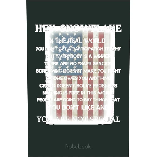 By Peter Collins (Author) Hey Snowflake In The Real World Veteran Military Notebook: US Navy Veteran Veterans Memorial Day, Journal 6 x 9, 110 Page Blank Lined Paperback Journal/Notebook Gift For Family Friends