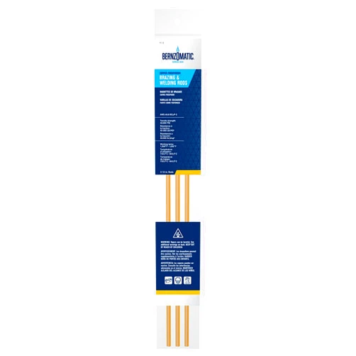 Bernzomatic PC3 Copper-Phosphorous Brazing/Welding Rods, 3-Piece
