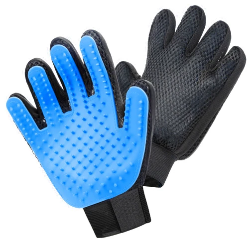 Maxpower Planet Pet Grooming Gloves for Dogs and Cats - Grooming Mitt for Dogs -Cat Gloves - Hair Removal Bruh - All Hair Types