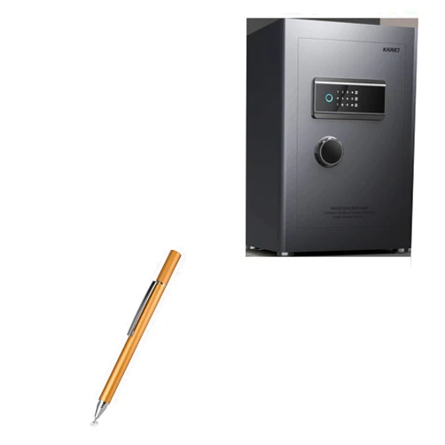 BoxWave Stylus Pen Compatible with KAPUCI Fingerprint Safe Box 2.7 Cuft - FineTouch Capacitive Stylus, Super Precise Stylus Pen - Champagne Gold