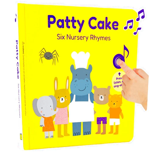 Cali's Books Patty Cake Nursery Rhymes | Books for 1 Year Old | 1 Year Old Girl Gifts | Musical Toys for Toddlers 1-3 | Interactive Sound Book | Nursery Rhyme Books for 1 Year Old Boys & Girls
