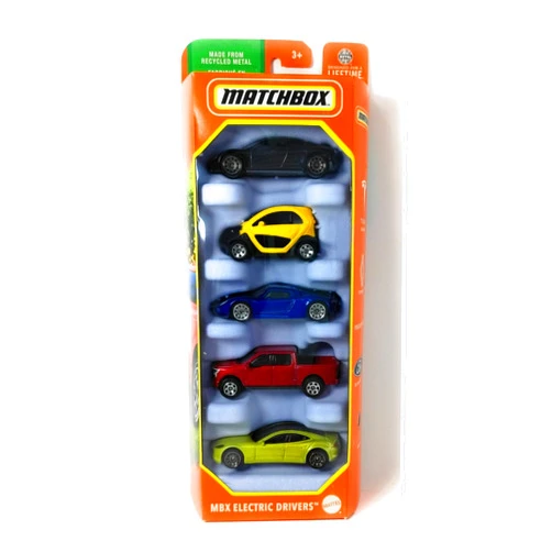 Matchbox 5-Pack MBX Electric Drivers HVT60