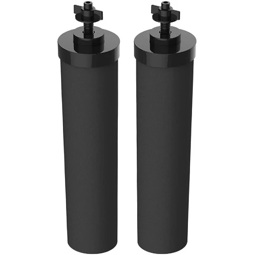 Filterlogic NSF/ANSI 42&372 Certified Water Filter, Replacement for Berkey® BB9-2® Black Purification Elements and Berkey® Gravity Filter System, Pack of 2