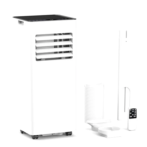 ZAFRO 8,000 BTU Portable Air Conditioners Cool Up to 350 Sq.Ft, 4 Modes Portable AC with Remote Control/Large LED Display/24Hrs Timer/Installation Kits for Home/Office/Dorms, White