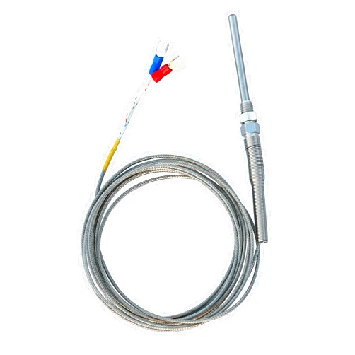 RuoFeng K Type Thermocouple Temperature Controller Sensor 9.8ft/3M Wire,50x5mm Stainless Steel Probe, 0-400° C