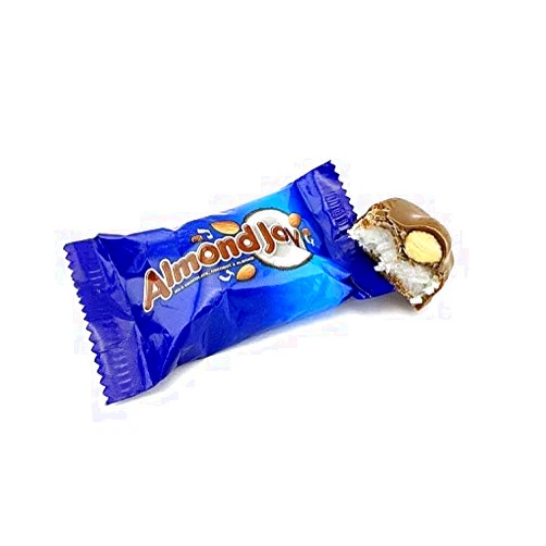Blair Candy Almond Joy Candy Bars | 2 LB Resealable Stand Up Bag | Individually Wrapped | Bulk Snack Size