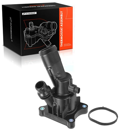 A-Premium Engine Coolant Thermostat Housing Assembly with Seal & Sensor Compatible with Volvo XC60, XC90, S60, XC40, XC70, S80, S90, V60, S60 Cross Country, V60 Cross Country, V90, V90 Cross Country