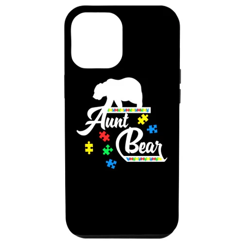 Light It Up Blue Embrace Difference Family Outfit iPhone 12 Pro Max Aunt Bear Puzzle Autism Awareness | Auntie Gifts Tee Case