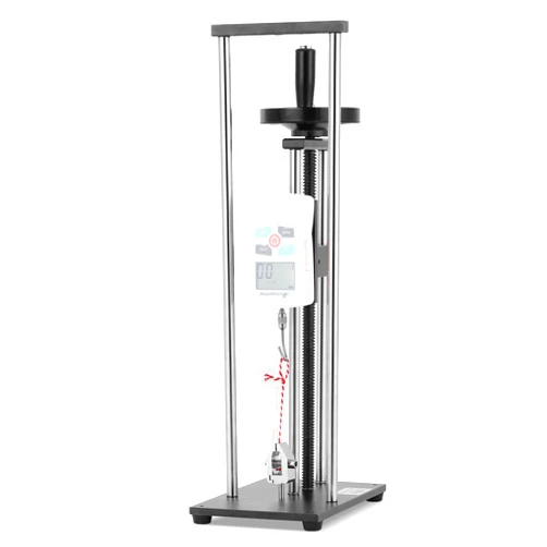 Mxmoonfree Force Gauge Stand Manual Force Test Stand Push Pull Gauge with 1 Pcs Testing Clamp, Hand Wheel Operated, 280mm/11’’ Stroke, ESD Model Test Stand (No Force Gauge, Test Stand ONLY)
