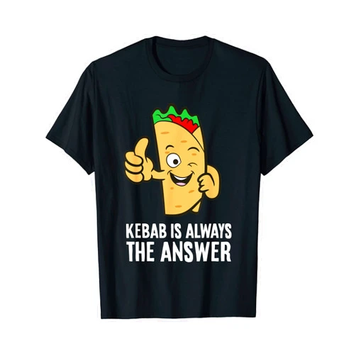 Funny Doner Kebab Lover Gifts Döner Kebab Is Always The Answer T-Shirt