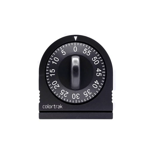 Colortrak 60 Minute Wind Up Timer, Visual Mechanical Timer, from 0 to 60 Minutes, for Kitchen, Hair Color Processing, Tanning Time, Kids' Home and Classroom Activities or Timeouts, Black
