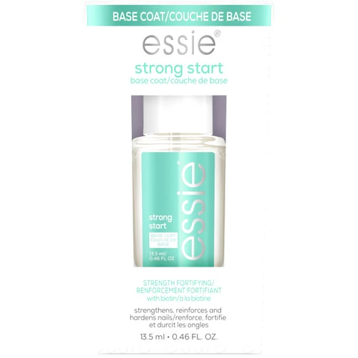 essie nail care, vegan, clear base coat, strengthener, Strong Start, 0.46 fl oz