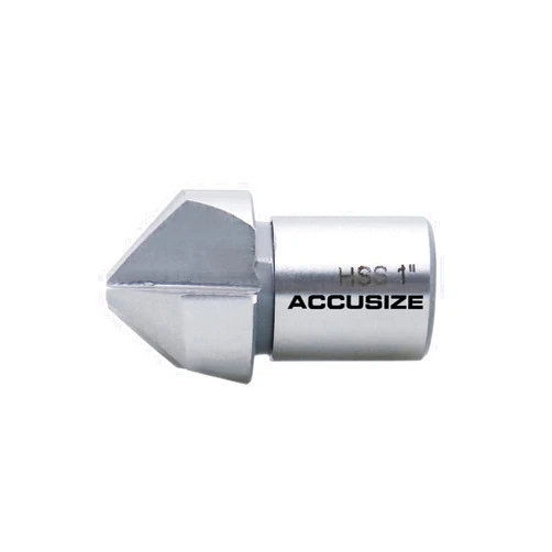 Accusize Industrial Tools 1'' Diameter Rota Cutter Countersink, Hss Countersink for Rota-Cutter, 3/4'' Weldon Shank, Ce00-0001