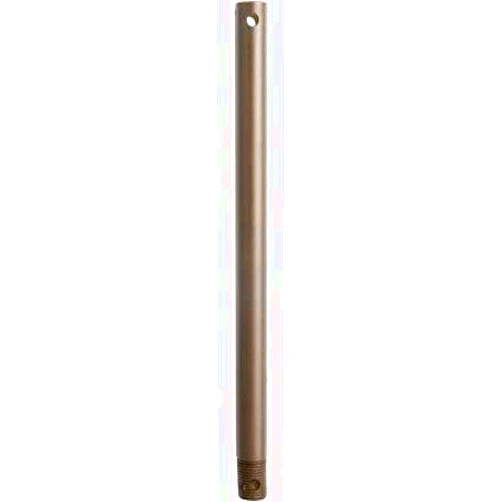 Quorum International Ceiling Fan Downrod for Use with Quorum Brand Fans-12 Inch Down Rod Length-Oiled Bronze Finish