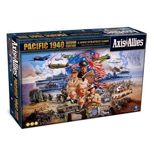 Renegade Game Studios Axis & Allies: 1940 Pacific Second Edition - WWII War Miniatures Strategy Board Game, Renegade, Age 12+/2-4 Players/6 Hr