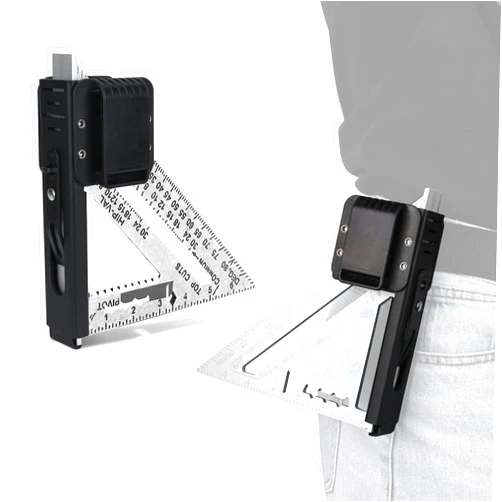 TOPOWN Rafter Square Belt Clip for 7In Rafter Square - Left and Right bidirectional Square Holster EDC Belt Tool Holster Compatible with Rafter Square Holder Clip On Belt The Fastest Quick