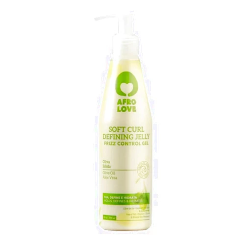 Afro Love Soft Curl Defining Jelly – 10oz | Frizz Control Gel for Softer, Hydrated Curls – Holds, Defines & Adds Shine – Free from Parabens, Silicones, & Mineral Oils
