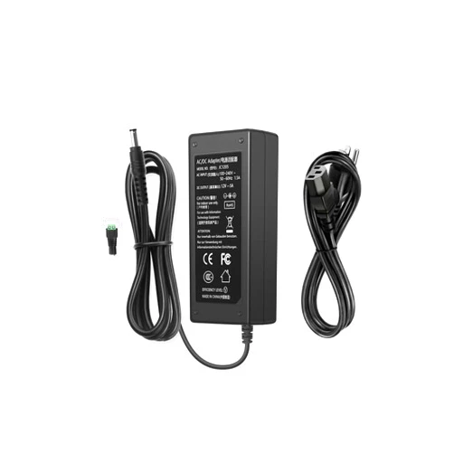 Cysljoyful 12 Volt Power Adapter 5 Amp Universal AC Adapter, 100-240 50/60Hz AC to 12V DC Power Supply 5A Cord Transformer, 5.5mm x 2.5mm Plug & 1 More Tip