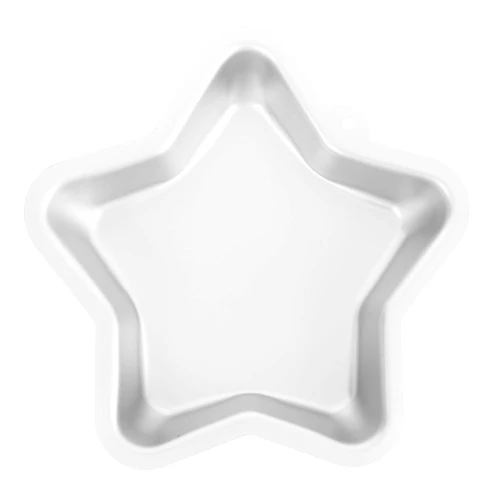 Hemoton 9 Inch Five-pointed Star Shaped Cake Pan Aluminum Nonstick Cake Decorating Mould Tins Bakeware Tool for Birthday Anniversary Wedding Party