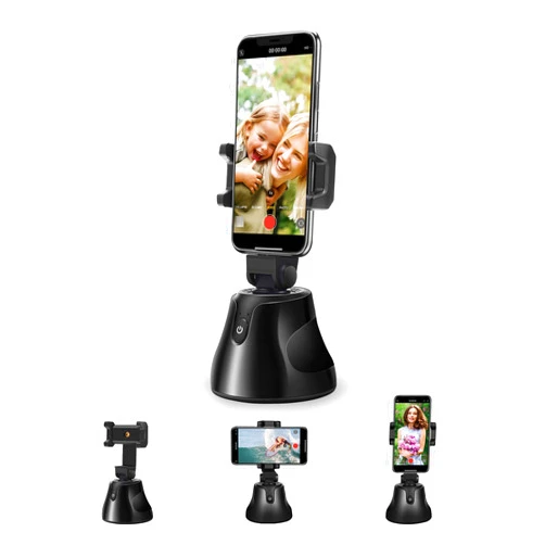 Kacylzom Gimbal Stabilizer for Smartphones - Auto Face Tracking Tripod 360° Rotation Smart Shooting Camera Mount with 1/4 Inch Tripod Interface for TIK Tok, YouTube, Live Video Recording