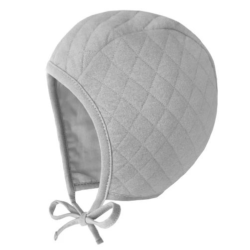 JELLYTREE Baby Hat Bonnet Quilted Pilot Cap Warm Muslin Lined Cotton Toddler Boys Girls Fashion Infant Beanie, 6m 12m 18m