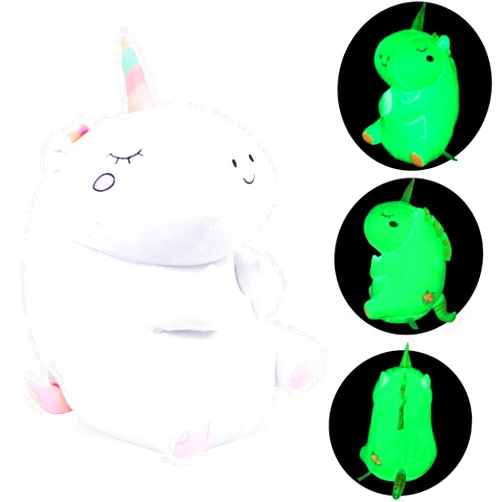 Goodscious Glow in the Dark Unicorn Stuffed Animal - Unicorn Toys for Girls Age 4-6 - Unicorn Toys for Boys - Huggable & Magical Unicorn Plush Toys for Boys- Stuffed Unicorn Toy for Birthday - Large Baby Unicorn