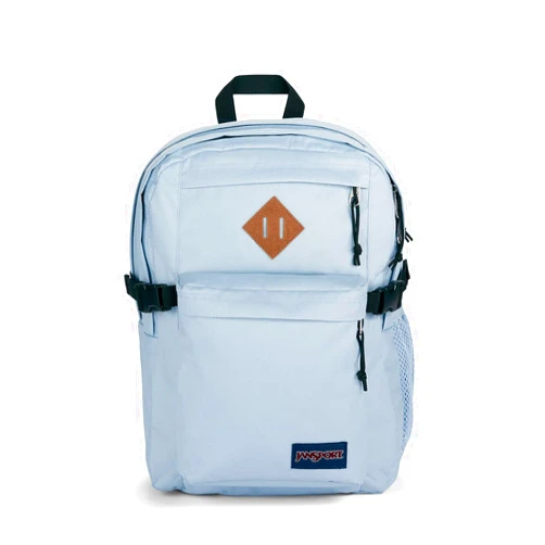 JanSport Main Campus Backpack - Travel or Work backpack w 15-Inch Laptop Sleeve and Dual Water Bottle Pockets, Blue Dusk