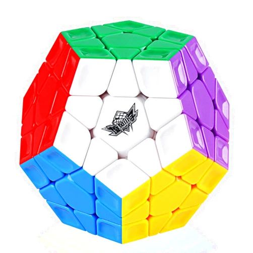 D-FantiX Cyclone Boys 3x3 Megaminx Stickerless Speed Cube Pentagonal Dodecahedron Cube Puzzle Toy