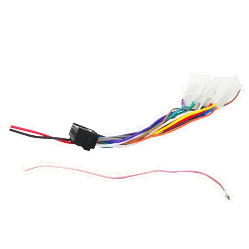 Norheirui 70-1761 Radio Wiring Harness Headunits Fits for Toyota 87-Up Power 4 Speaker, Fits for All Non-JBL Toyota and Scion Models 1987-17