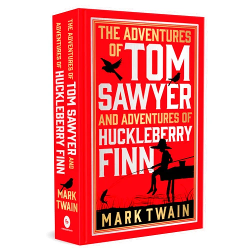 Mark Twain The Adventures of Tom Sawyer & Adventures of Huckleberry Finn: Deluxe Hardbound Edition (Fingerprint Classics)